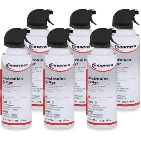 Innovera 10016-BNDL 10 oz. Compressed Air Duster Cleaner (6/Pack)