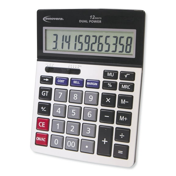 Innovera 15968 Profit Analyzer Calculator, Dual, 12-Digit LCD Display