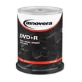 thumbnail image 1 of Innovera DVD+R Discs, 4.7GB, 16x, Spindle, Silver, 100/Pack, 1 of 2