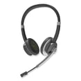 thumbnail image 1 of Innovera IVR70003 Binaural Over The Head Bluetooth Headset Black/Silver, 1 of 4