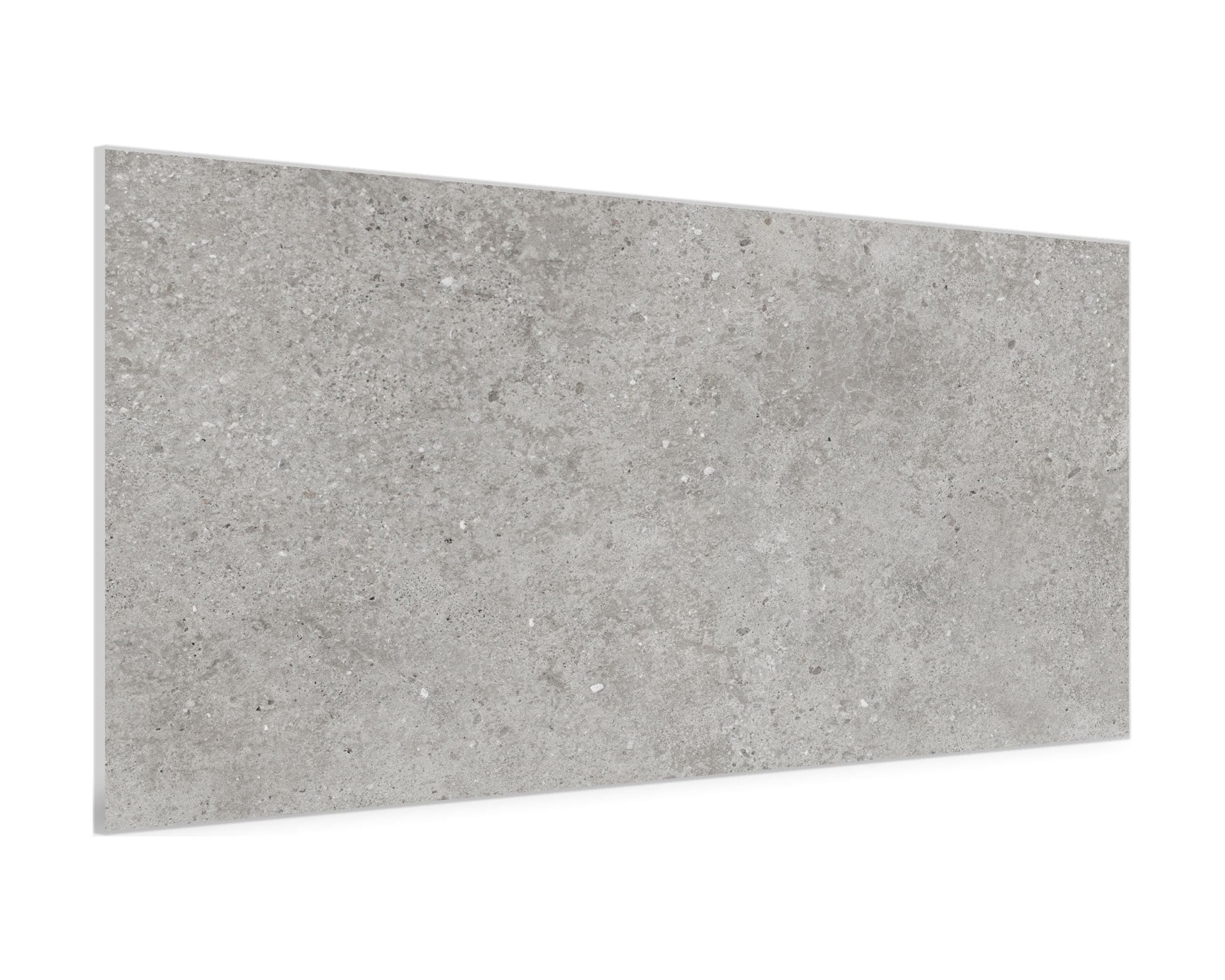 Innovera Decor by Palram Light Urban Cement PVC Tongue & Groove Wall Panels, 8 Pieces