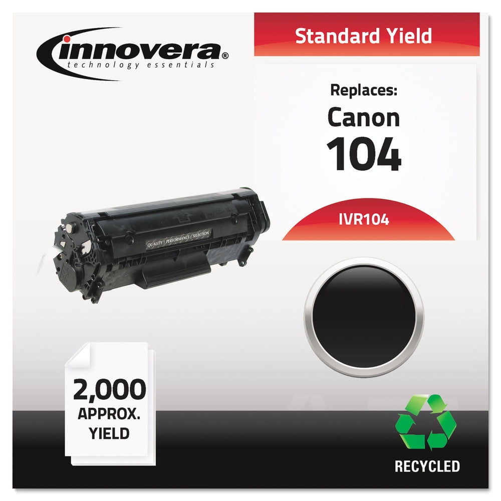 Innovera IVR104 Remanufactured Black Toner Replacement for 0263B001AA #104 2000 Page-Yield
