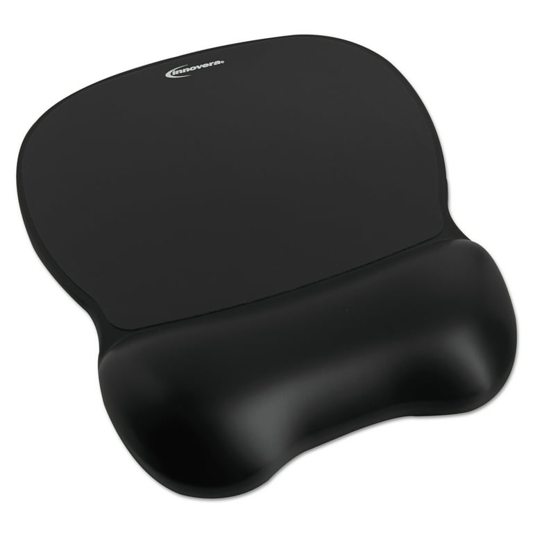 Gel Mouse Pad with Wrist Rest, 9.62 x 8.25, Black Gel Mouse Pad with Wrist Rest, 9.62 x 8.25, Black