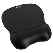 Innovera IVR51450 9.62 in. x 8.25 in. Gel Mouse Pad with Wrist Rest - Black