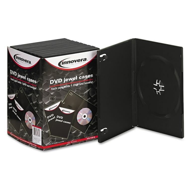Standard DVD Case, Black, 10/Pack Standard DVD Case, Black, 10/Pack