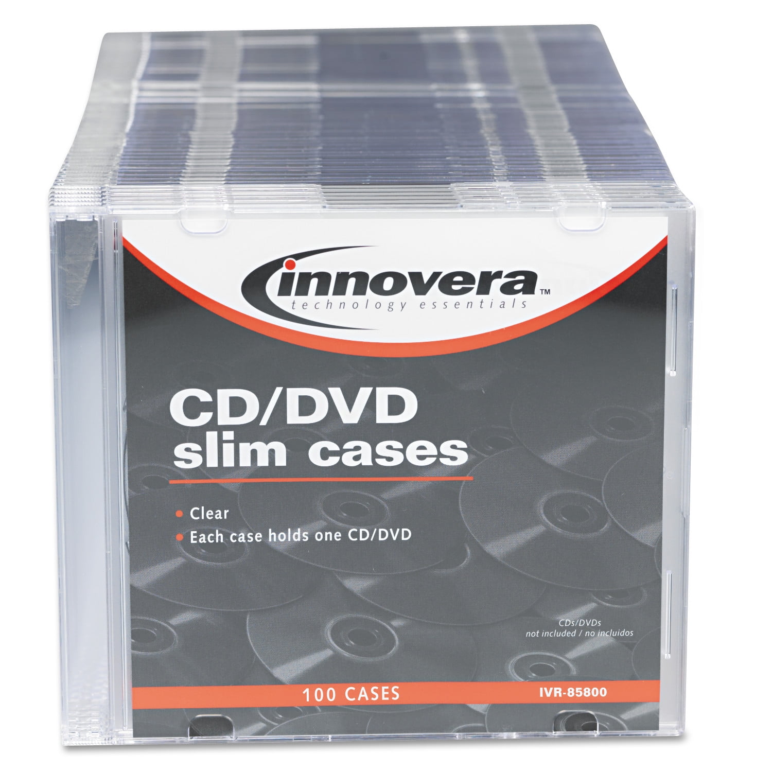 Slim Cd Cases 100 Pack