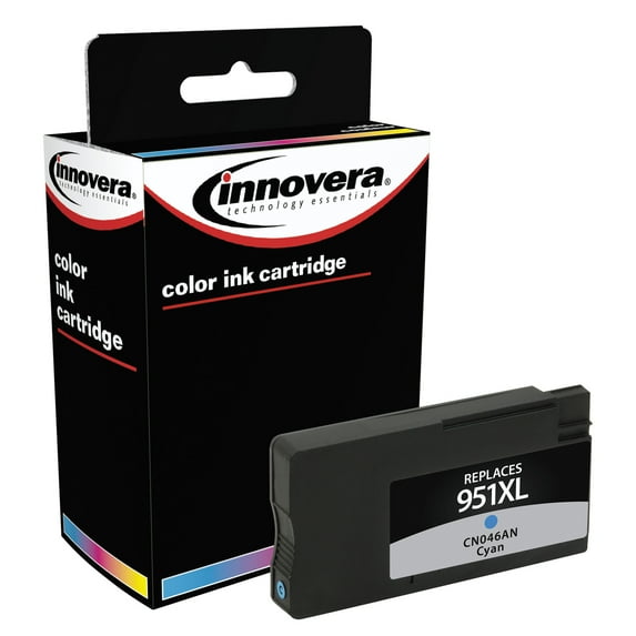 Remanufactured Innovera CN046AN (951XL) High-Yield Ink, Cyan