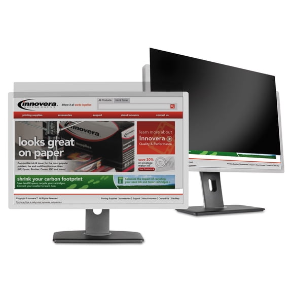 Innovera IVRBLF215W 16:9 Aspect Ratio Blackout Privacy Filter for 21.5 in. Widescreen LCD Monitor