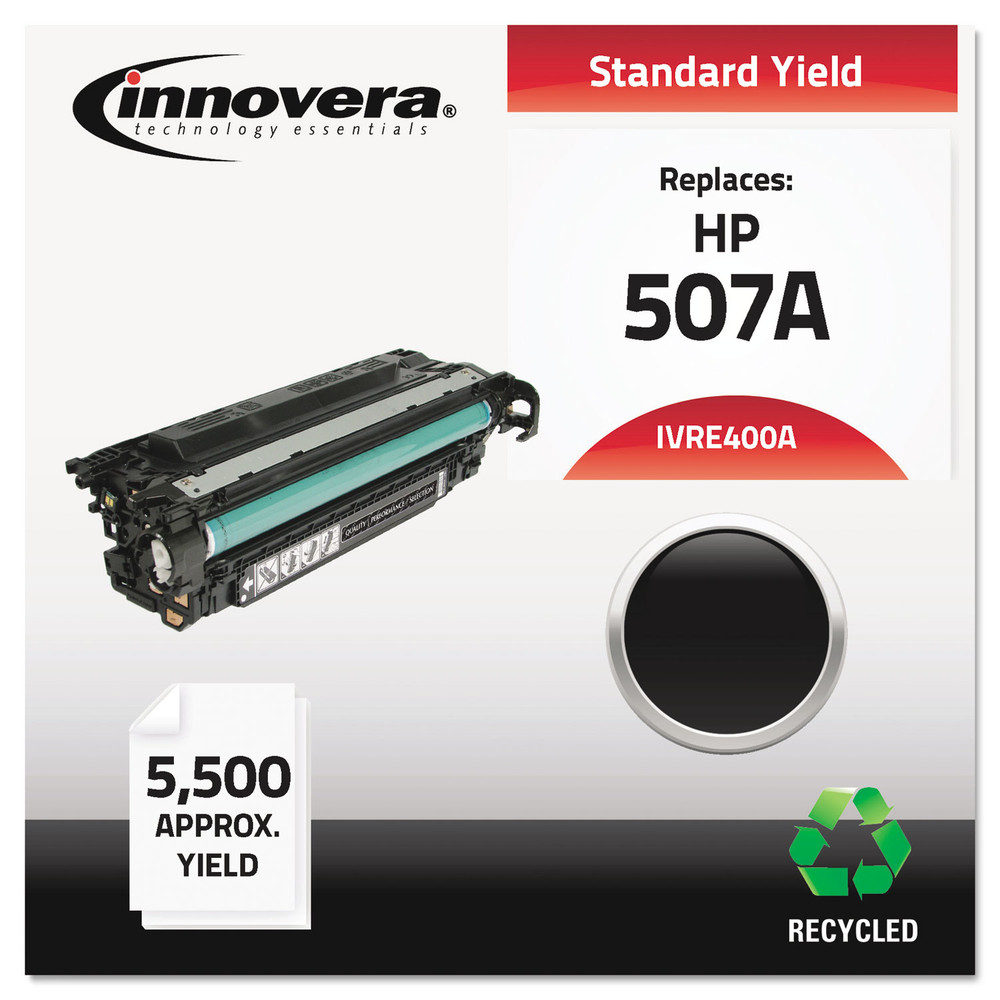 Innovera IVRE400A 5500 Page-Yield Remanufactured Toner Replacement for 507A (CE400A) - Black - image 1 of 2