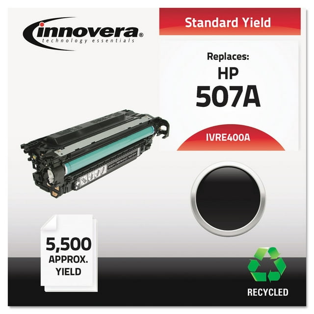 Innovera IVRE400A 5500 Page-Yield Remanufactured Toner Replacement for 507A (CE400A) - Black