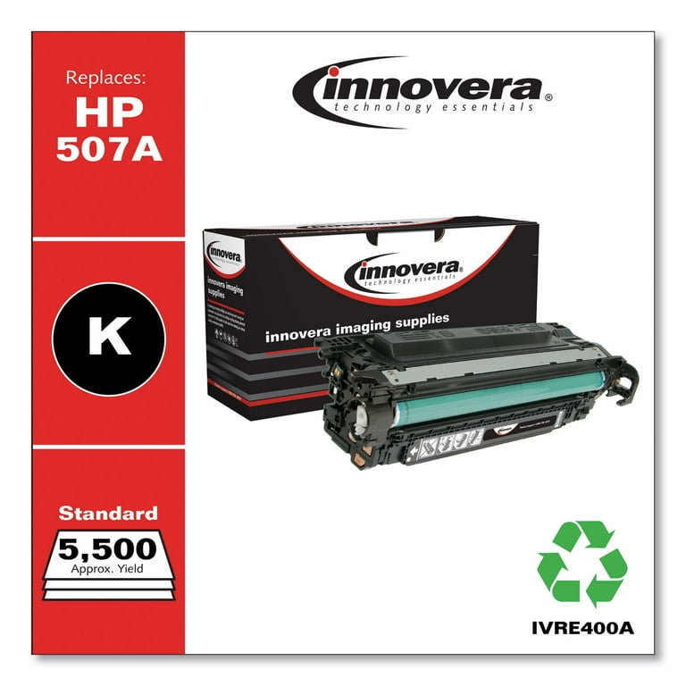 Remanufactured Black Toner, Replacement for 507A (CE400A), 5,500 Page-Yield Remanufactured Black Toner, Replacement for 507A (CE400A), 5,500 Page-Yield
