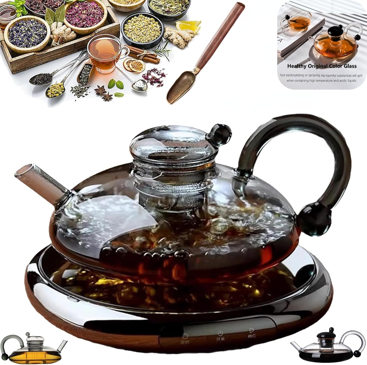 Innovessa - Tea Pot, 2025 New Upgrade 20oz Sereno Filtration Teapot Set ...