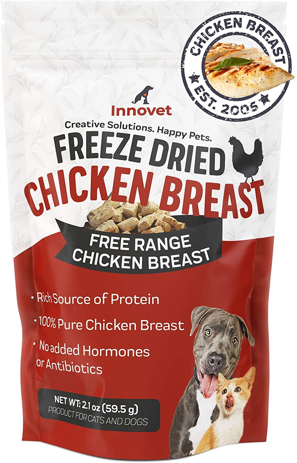 Innovet Freeze Dried Treats Chicken Breast 3 Calories per Treat