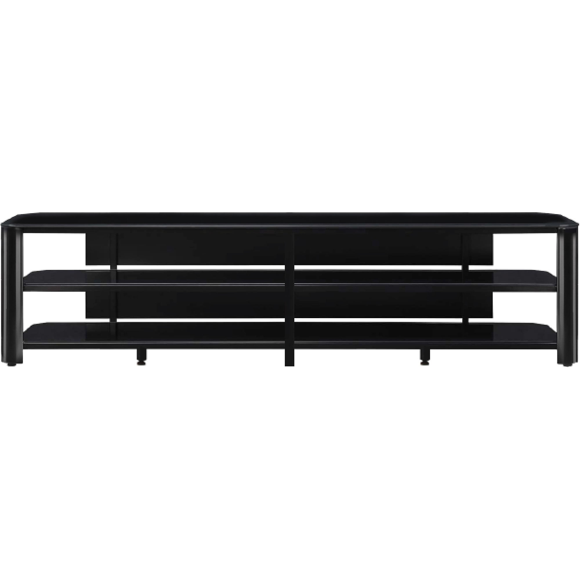 Innovex tv stand black cheap glass