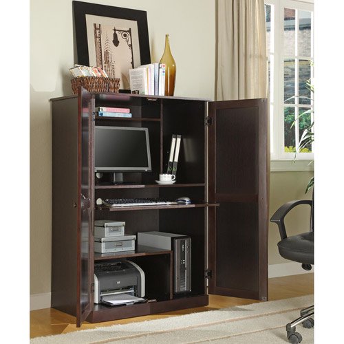 Innovexaspen Computer Armoire Espresso