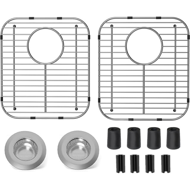 Innovire 2Pack Stainless Steel Kitchen Sink Grid,13.2" x 11.6" x 1.2