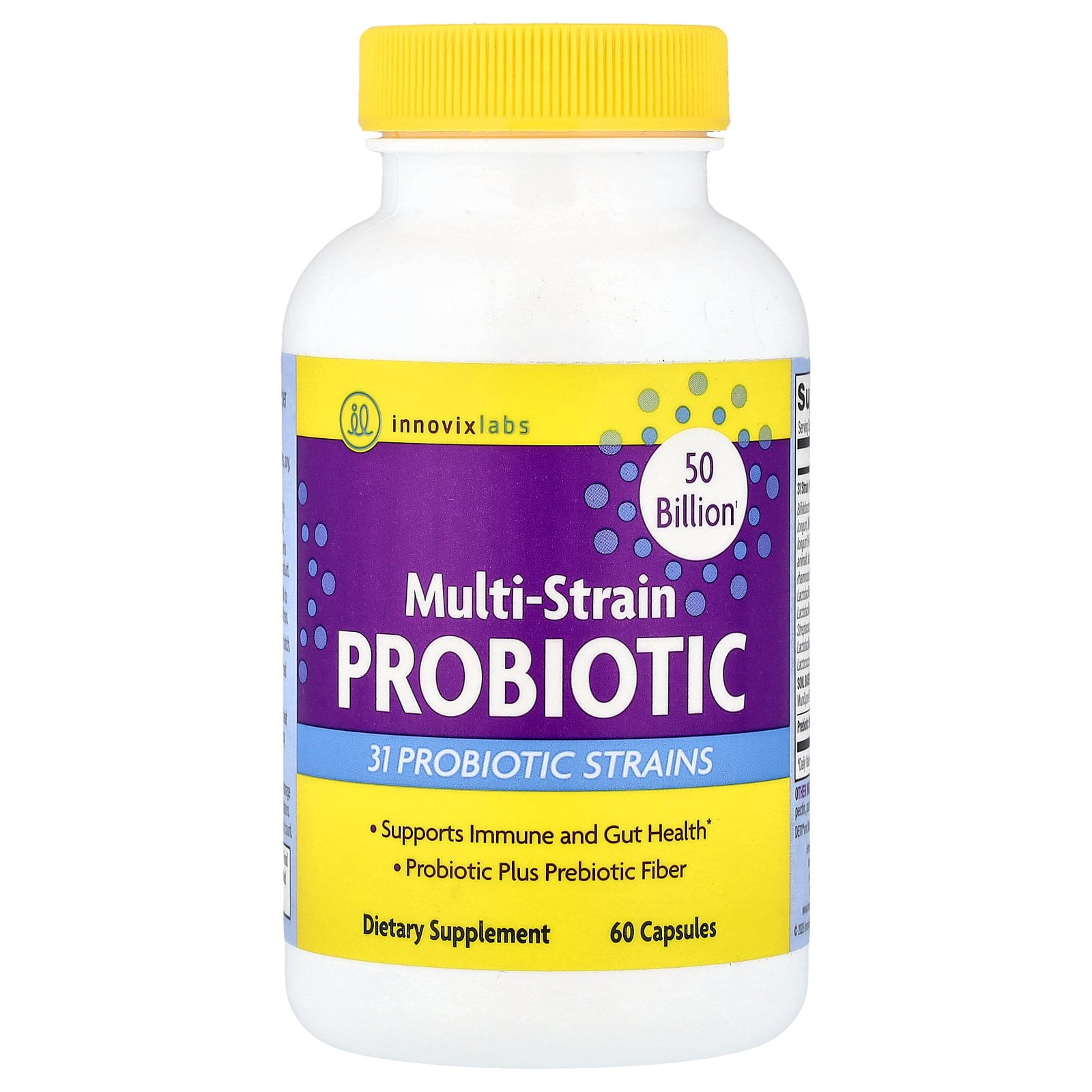 InnovixLabs Multi-Strain Probiotic for Gut Health & Immune Support
