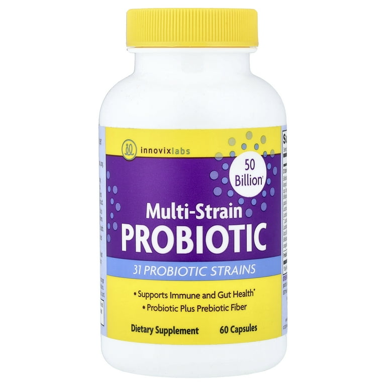 InnovixLabs Multi-Strain Probiotic for Gut Health & Immune Support