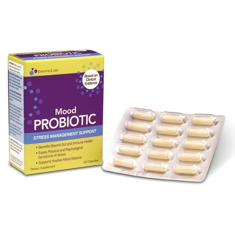 Innovixlabs Mood Probiotic Capsules, 60 Ct - Walmart.com