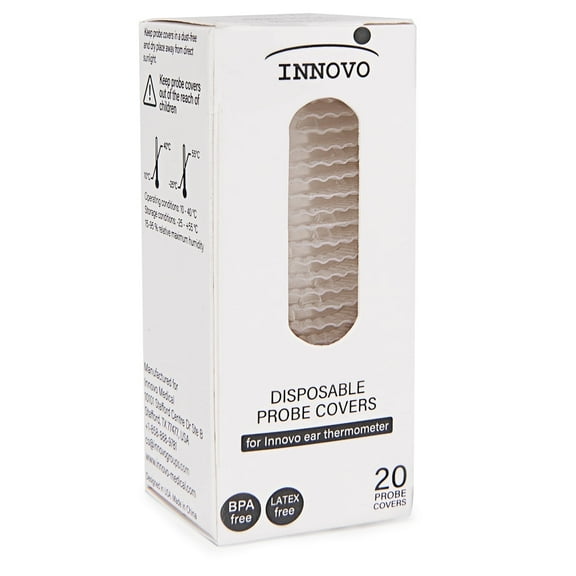 Innovo Medical iE100A and iE100B Ear Thermometer with Probe Cover, Lens Filter, Dust and Wax Protection