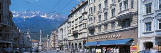 Innsbruck Tirol Austria Canvas Art - Panoramic Images (36 x 12)