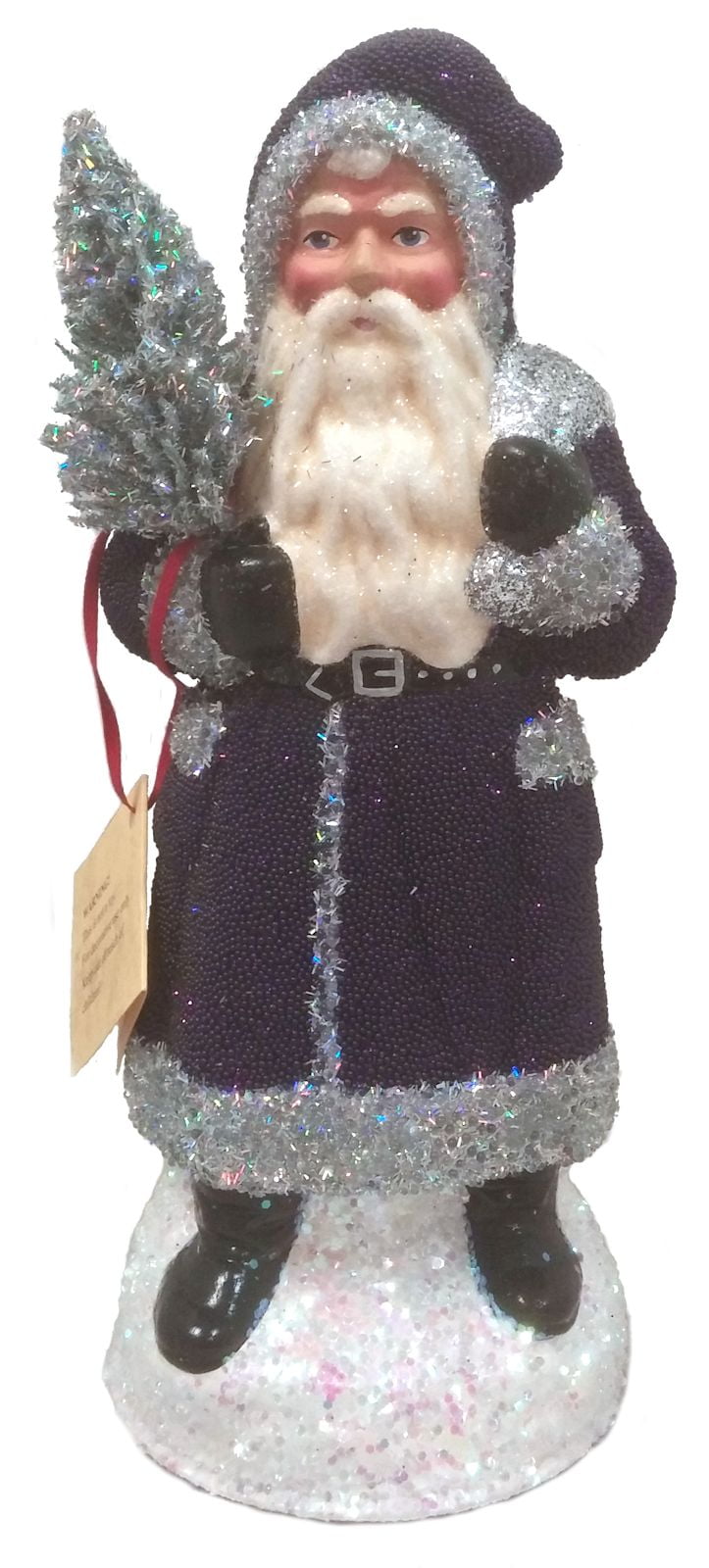 Ino Schaller Beaded Santa with Tree