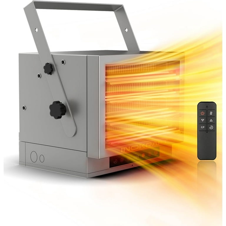 InoKraft 5000W Electric Garage Heater with Remote, Ceiling Mount