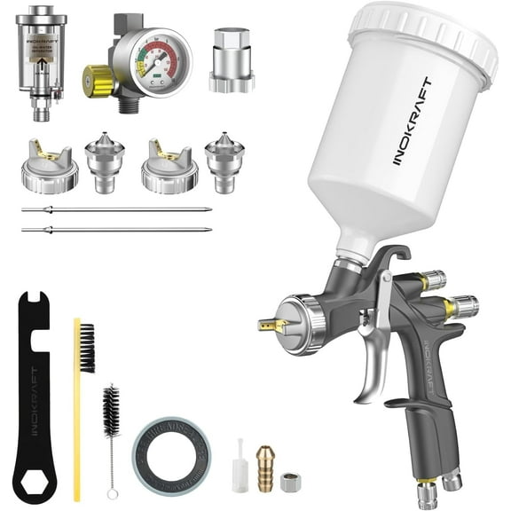 InoKraft D1 LVLP Air Spray Gun Basic/Premium Kit