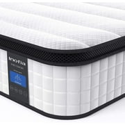 Inofia 10 Inch Hybrid Queen Size Mattress in a Box with Responsive Memory Foam, Multiple Sizes