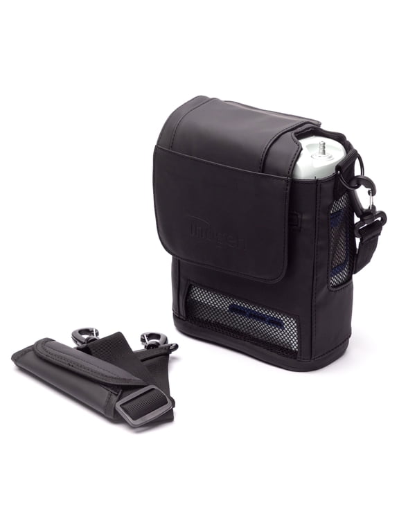 Carry Bag for Inogen One G5 / Rove 6 Portable Oxygen Concentrators - Protective Travel Case, with Shoulder Strap, Handle, Slim Storage Pocket & Ventilated Design