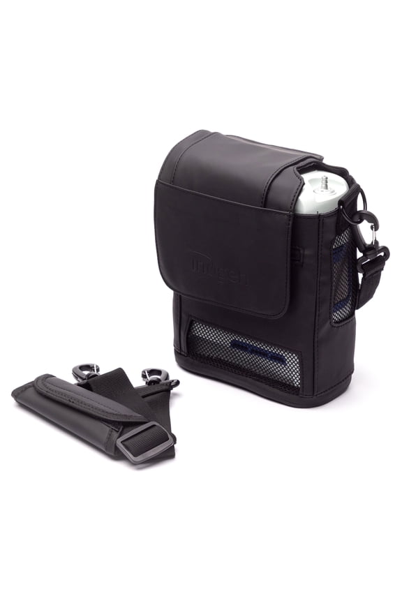 Carry Bag for Inogen One G5 / Rove 6 Portable Oxygen Concentrators - Protective Travel Case, with Shoulder Strap, Handle, Slim Storage Pocket & Ventilated Design