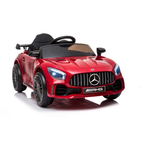 Inolait 12V Mercedes Benz Licensed Kids Ride on Car Motorized Vehicle With MP3, Red