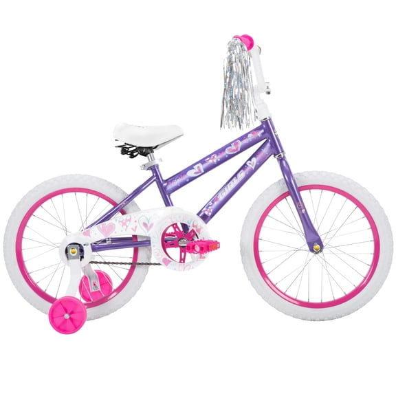 Fenbeli Kids Bike, 18 in. Toddlers Bike with Removable Training Wheels, Adjustable Seat and Handlebar, Children's Bicycle for Girls Age 3-8 Years Old