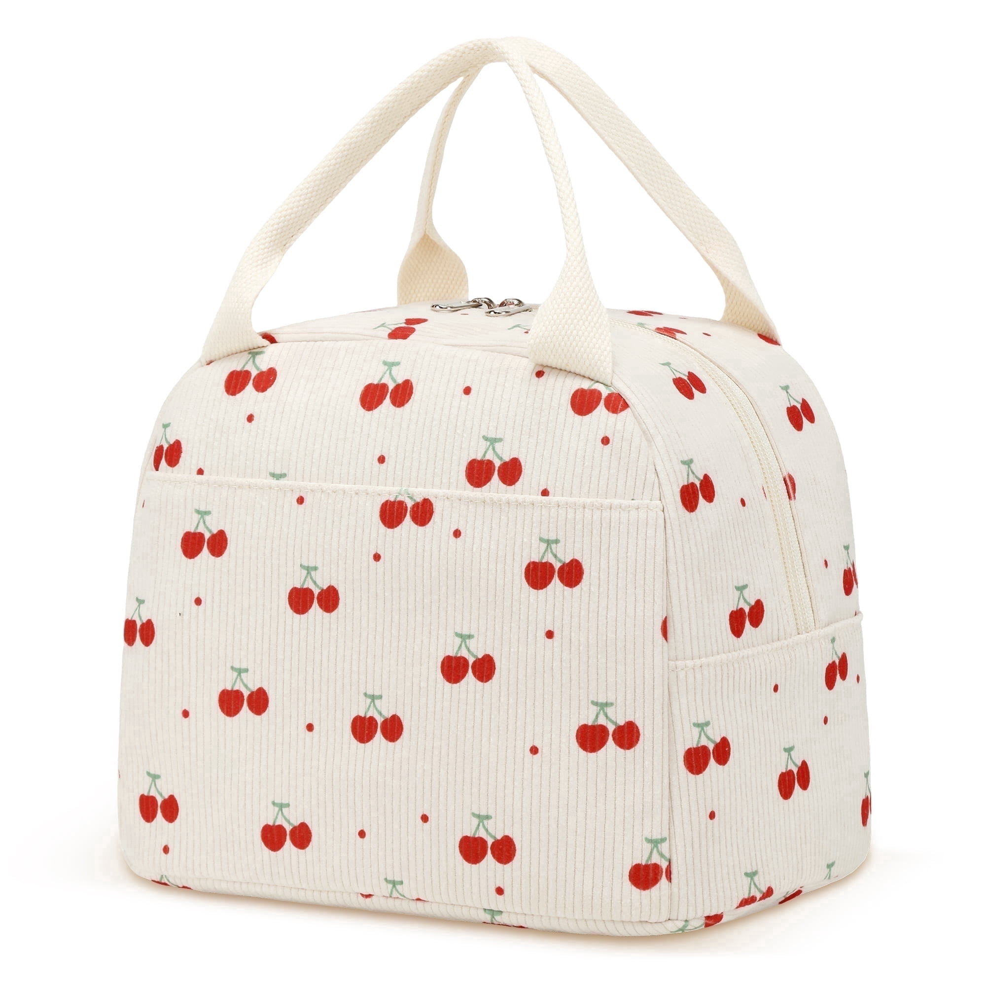 Bolsos de almuerzo tipo tote Inosoo, lonchera para damas y mujeres – Perfecta para escuela o trabajo, cereza roja