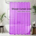 thumbnail image 1 of Inosoo Purple Plastic Shower Curtain liner,72"Wx 84"L Lightweight Colored PEVA Shower Liner, 1 of 9
