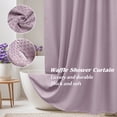thumbnail image 1 of Inosoo Thick Waffle Weave Shower Curtain, 72"x 72" Luxury Hotel Quality, Purple, 1 of 12