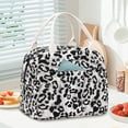 thumbnail image 1 of Inosoo Women's Leopard Fashion Water-Resistant Canvas Reusable Lunch Bag, 1 of 8