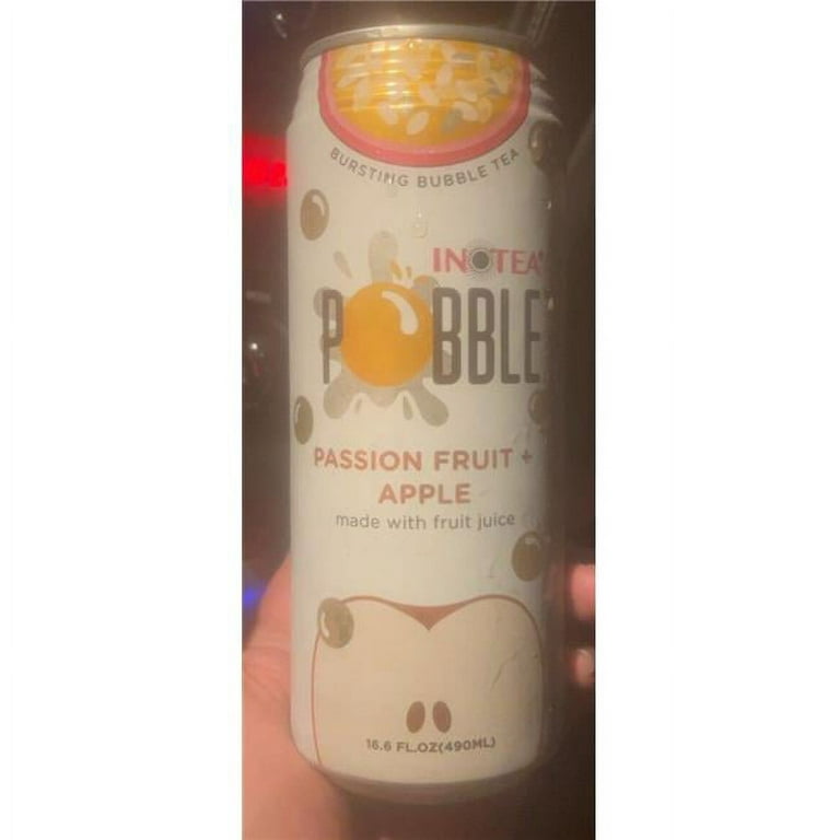 Inotea - Pobble - Passion Fruit + Apple - Bursting Bubble Tea - Made with  Fruit Juice - 490 ML