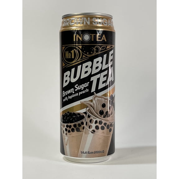 Inotea Bubble Tea Brown Sugar Flavor 16.6 Fz - Pack Of 12