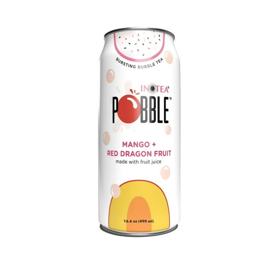 Inotea Mango Red Dragon Fruit Ready-to-Drink Tea 16.6 fl oz (Pack of 12)