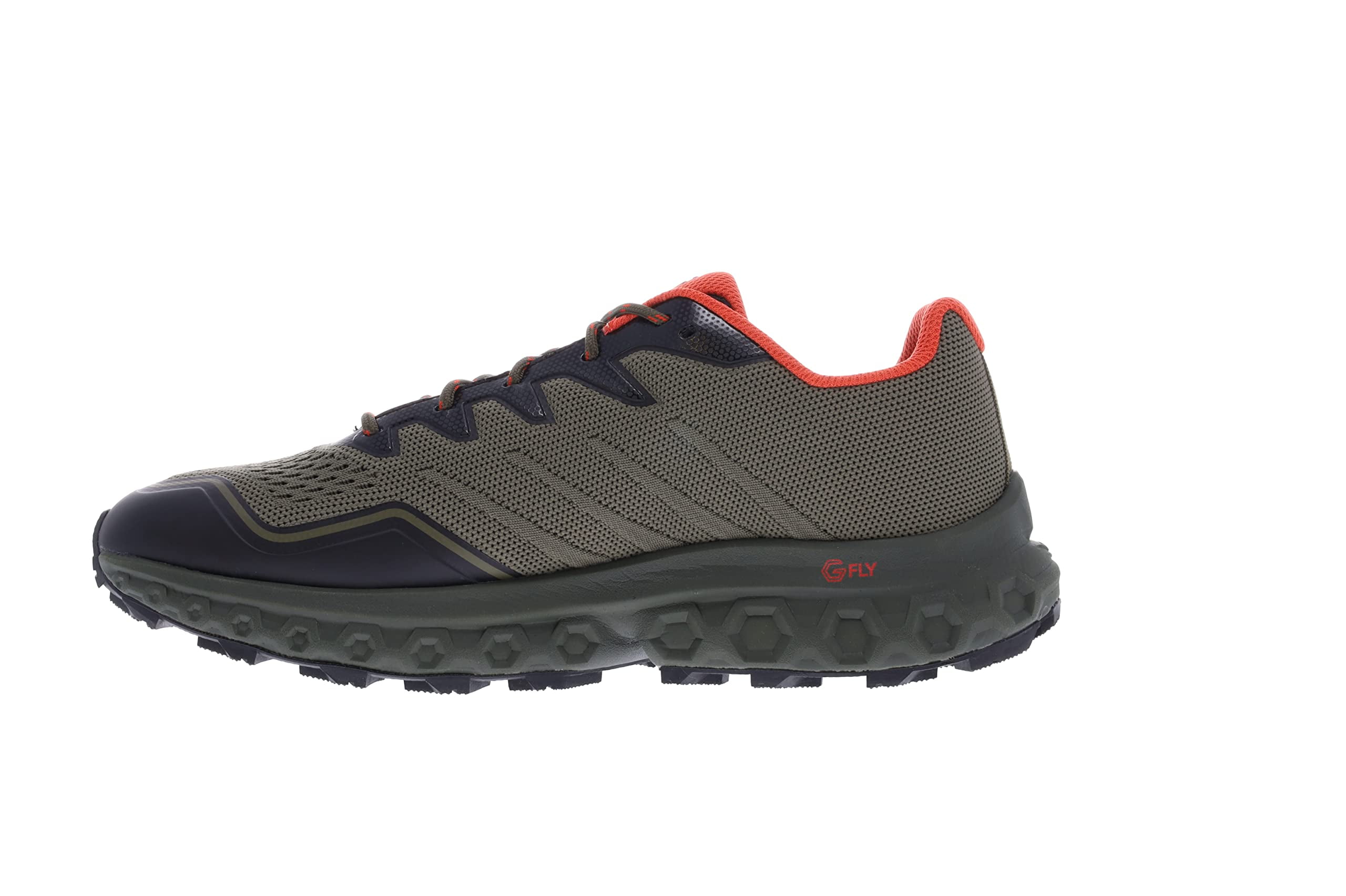 Inov-8 Men's RocFly G 350 Trail Running Shoes (Olive/Orange, 8 ...