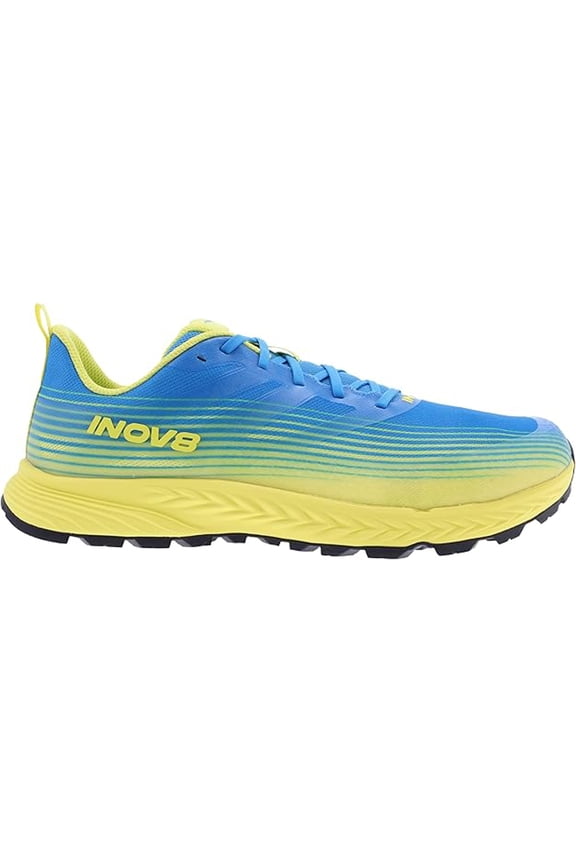 INOV8 Men's Trailfly Speed Hiking Shoes (Blue/Yellow, 10.5 Wide)
