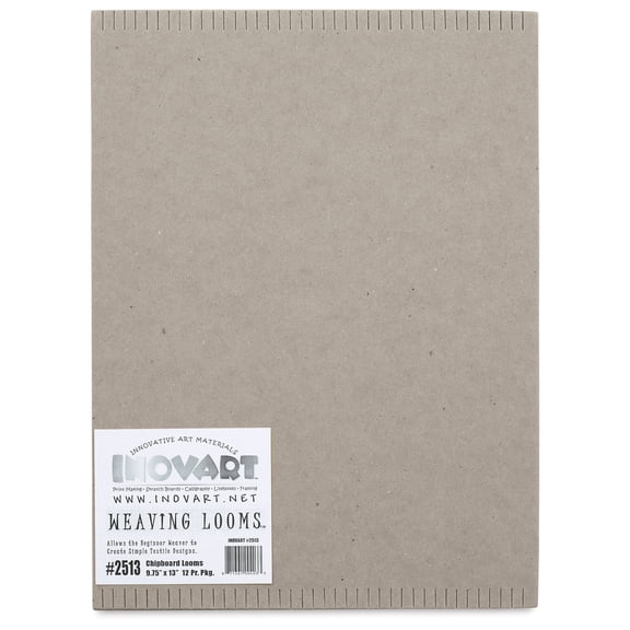 Inovart Chipboard Weaving Looms - 9-3/4" x 13", Pkg of 12