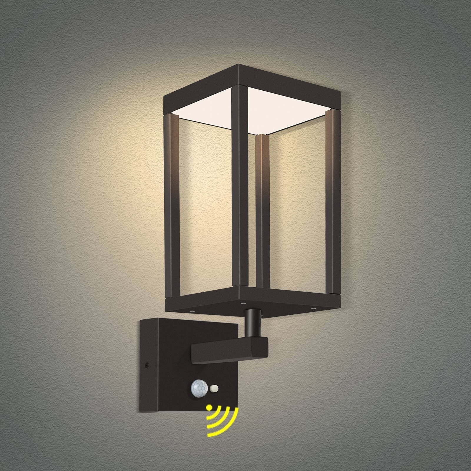 Inowel Solar Outdoor Wall Lantern Dusk to Dawn LED Light IP54