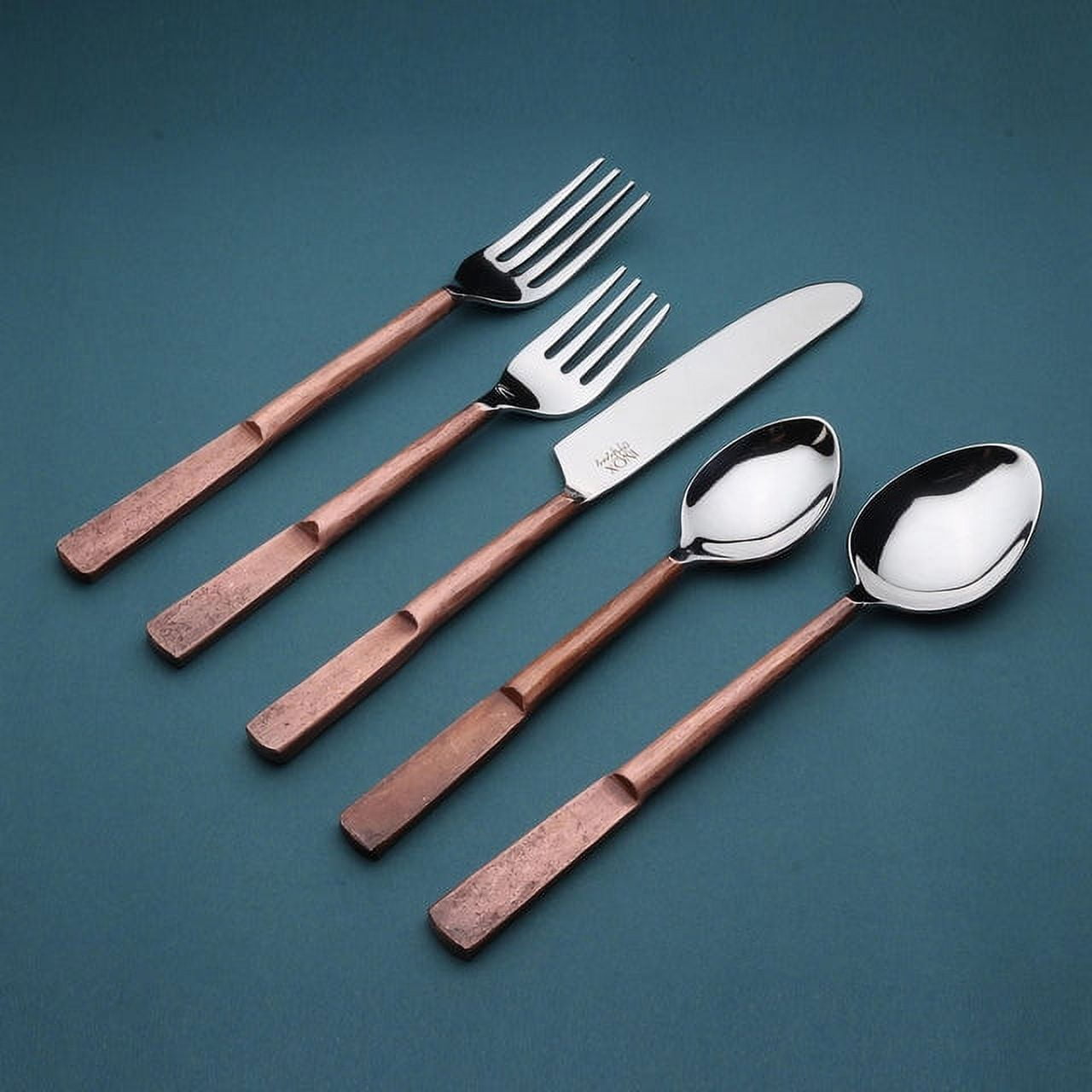 Celia Flatware Antique Copper 20 Pc. Place Setting (Serves 4)