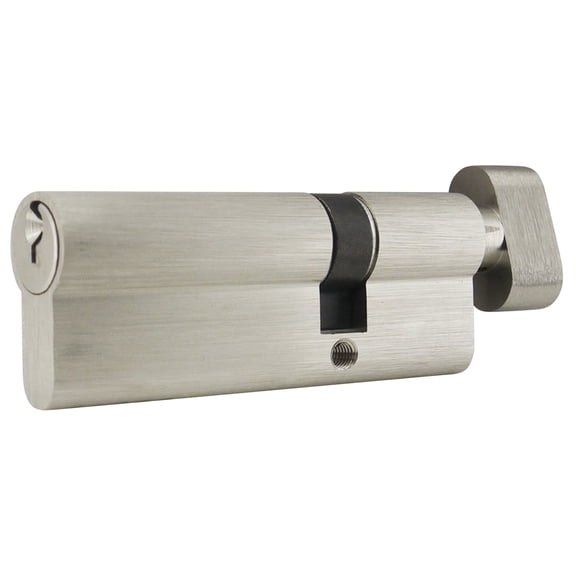 Open Box Inox Cyeu-5035Tk European Mortise Cylinder C Keyway For 2-1/4" To 2-1/2" Thick Doors -