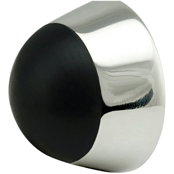 Inox Dsix07 Dsix 15/16" Wall Mounted Convex Bumper Door Stop - Stainless Steel