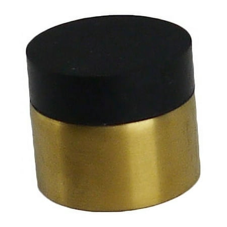 Inox Dsix08 Dsix 1" Baseboard Mounted Rigid Door Stop - Brass