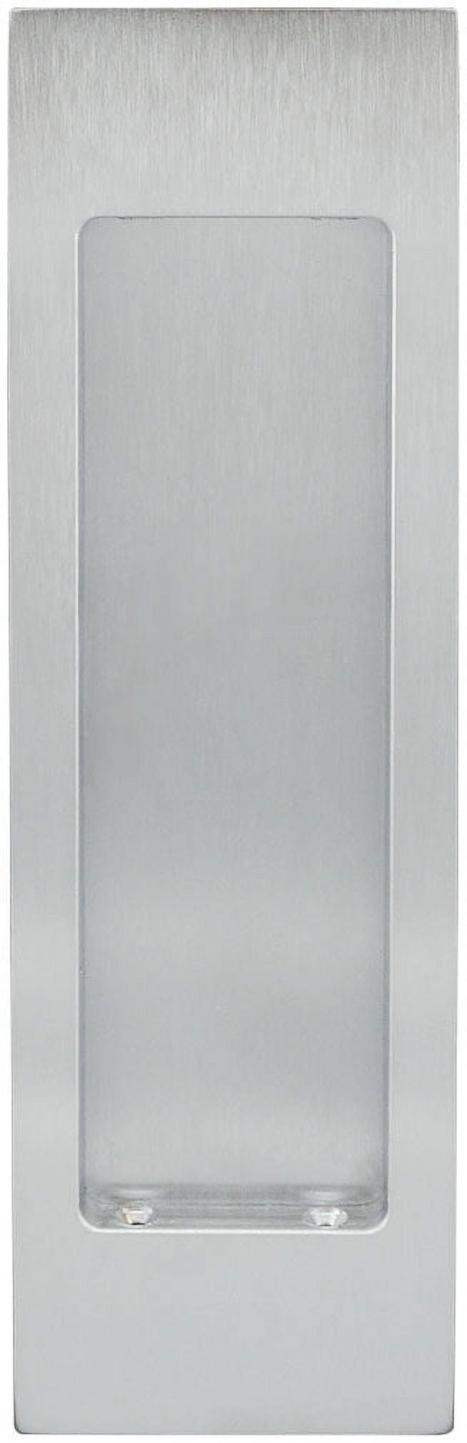 Perko Chrome Non-Locking Flush Latch For Cabinets & Doors - Fits 1-5/8" Hole, 1/2" To 3/4" Door Thickness