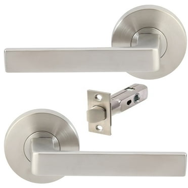 Inox Ra345l461 Tokyo Passage Door Lever Set - Stainless Steel